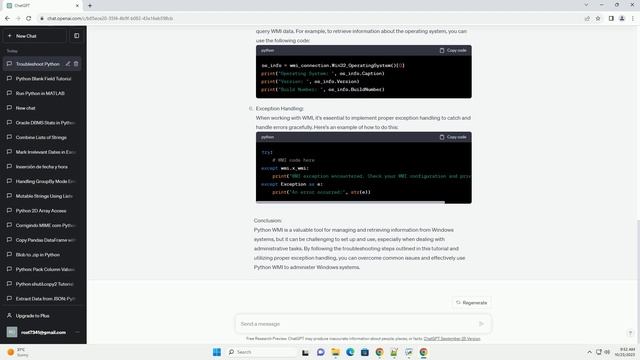 Cannot make Python WMI work even with Admin User смотреть онлайн