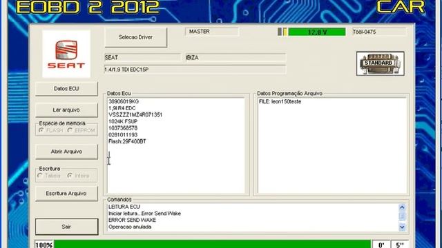 FGTECH V53 read ECD15P SEAT смотреть онлайн