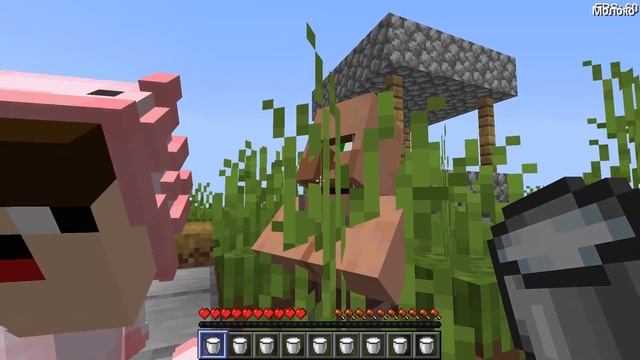 КАК МЕНЯЛАСЬ ДЕВУШКА АКСОЛОТЛЬ И ЕЁ ЖИЗНЕННЫЙ ЦИКЛ! МАЙНКРАФТ ЭВОЛЮЦИЯ! новая версия minecraft 1.17 смотреть онлайн