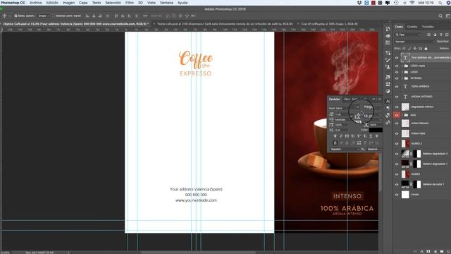 Cómo hacer una Carta de Menu en Adobe Photoshop | Brochure смотреть онлайн