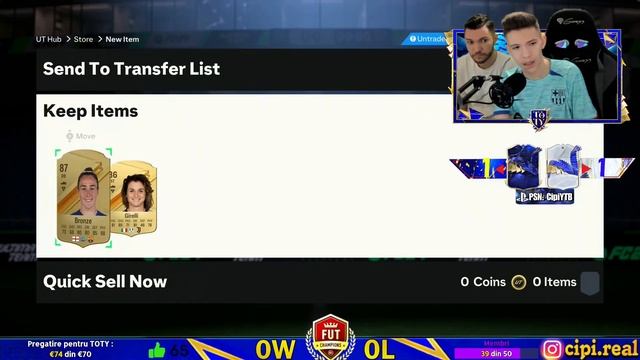 AM PRIMS PRIMII 2 TOTY DE PE CONTUL MEU DUPA 300 DE PACHETE DESCHISE PE EA FC 24 ROMANIA !!! смотреть онлайн