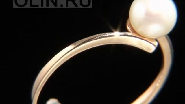 Колечко золотое с жемчугом смотреть онлайн