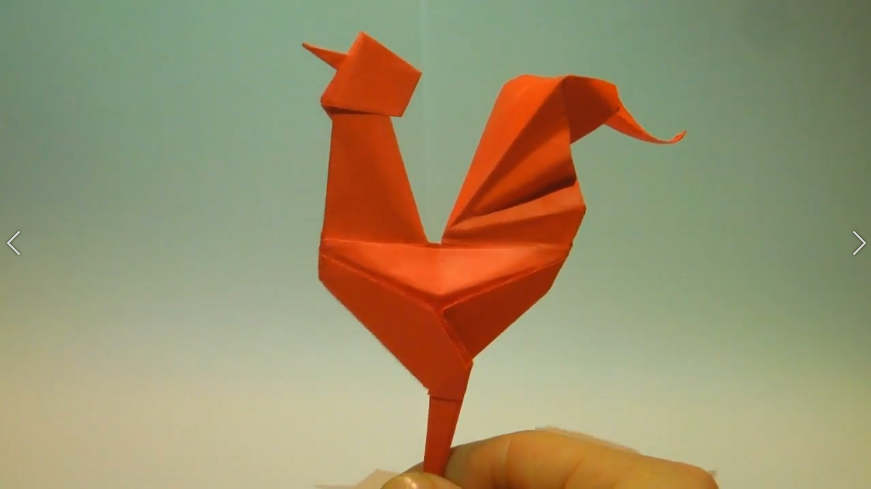 Оригами петух.mp4 смотреть онлайн