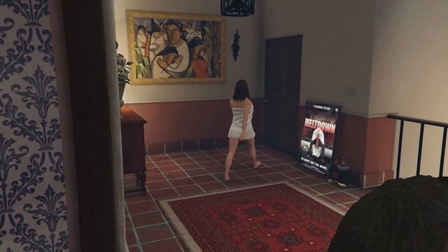 Michael Catches Amanda with The Tennis Coach before the Mission (GTA 5) смотреть онлайн