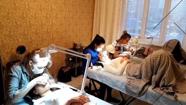 Наращивание ресниц в студии красоты Анастасии Вертилецкой смотреть онлайн