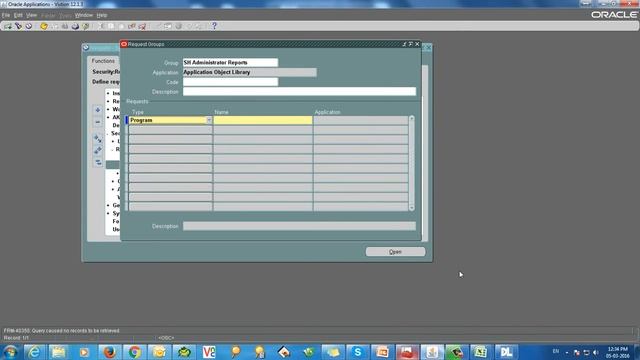 Oracle R12 System Administrator Request Group Data Loader смотреть онлайн