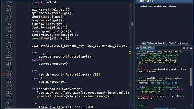 [Binance Futures][Part 5] MACD Automated Trading Program (Python API) смотреть онлайн