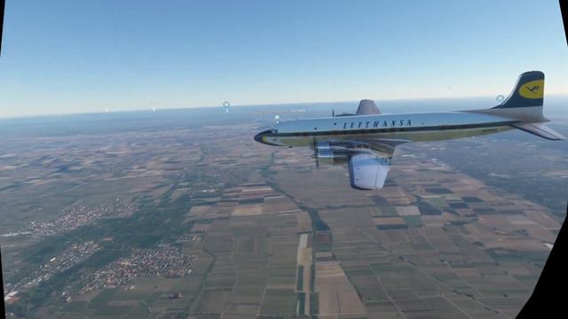 MSFS 2020 | Douglas DC-6 | Speyer Frankfurt | recorded in Virtual Reality смотреть онлайн