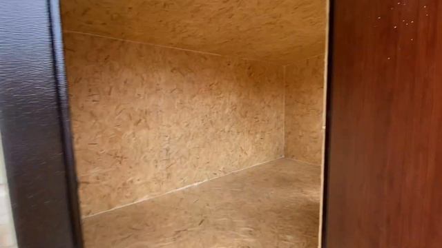 Бытовка с дровником 6х2.3м. смотреть онлайн