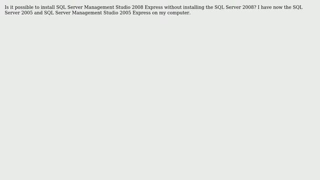 DevOps & SysAdmins: SQL Server Management Studio 2008 Express installation смотреть онлайн