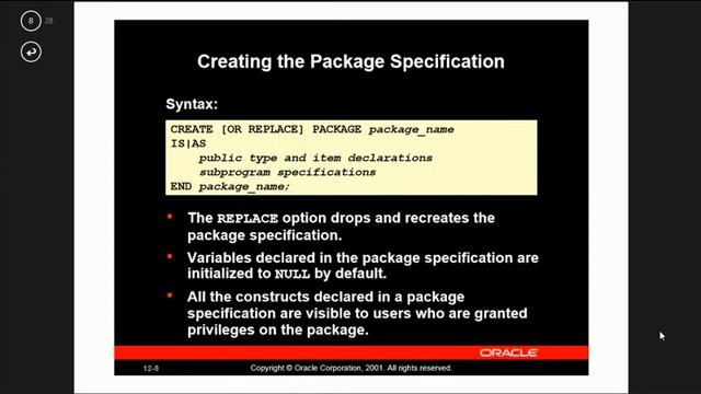 Praktikum 11 Creating Package in Oracle - Video Tutorial Basis Data Oracle смотреть онлайн