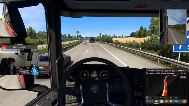 Euro Truck Simulator 2! хасаним в КООПЕ! смотреть онлайн