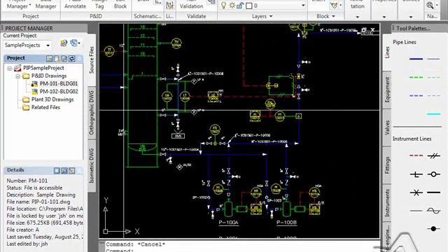 AutoCAD P&ID 2010 Demo Pt 2 смотреть онлайн