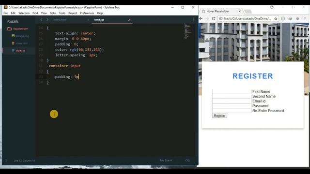 How to make Registration Form easy with Floating Placeholder Html CSS ONLY 2017 by theitguy смотреть онлайн