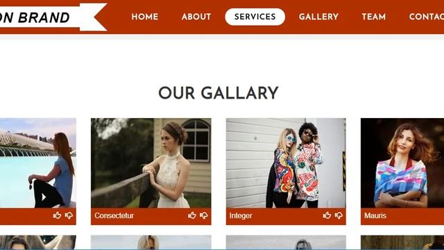 Fashion model website template in bootstrap смотреть онлайн