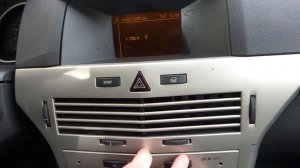 How to Enter Radio Equalizer in Opel Astra H GTC (2004 - 2014) - Adjust Radio Equalizer