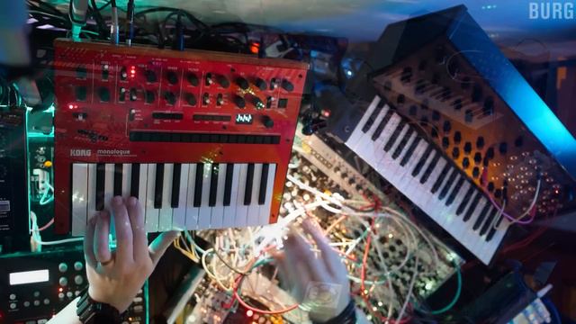 BURG - reverse adrenaline (ms-20, eurorack, monologue) смотреть онлайн