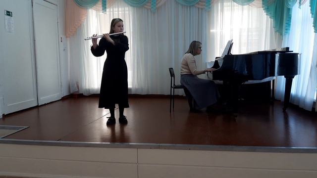 Стребкова Алиса; сольное исп., флейта; группа Б;В.Моцарт, "Аллегретто" из оп."Волшебная флейта" смотреть онлайн