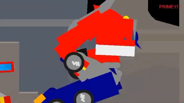 Optimus Prime Transformation - Transformers  Stick Nodes Animation Test