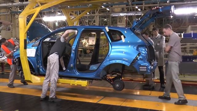Как собирают Renault Kaptur в Москве смотреть онлайн