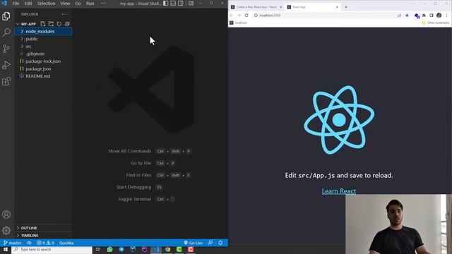 create new react project, how to create new project in react js,روش ساخت پروژه جدید در React смотреть онлайн