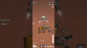 Space Flight Simulator - Mars Perseverance Recreation landing