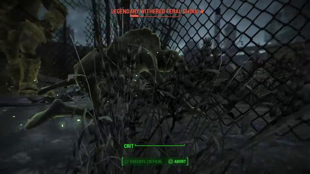 Fallout 4 killing legendary withered feral ghoul!!!! смотреть онлайн
