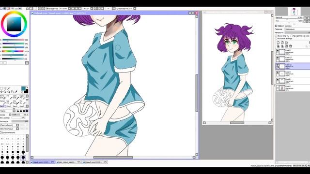【Speedpaint】|Everlasting Summer | SAI | Artwork 3 смотреть онлайн
