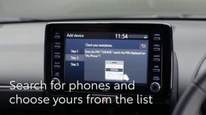 All New Toyota Yaris: How to pair your phone via Bluetooth.