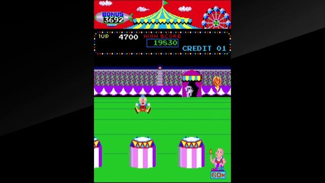 Arcade Archives Circus Charlie Nintendo Switch смотреть онлайн