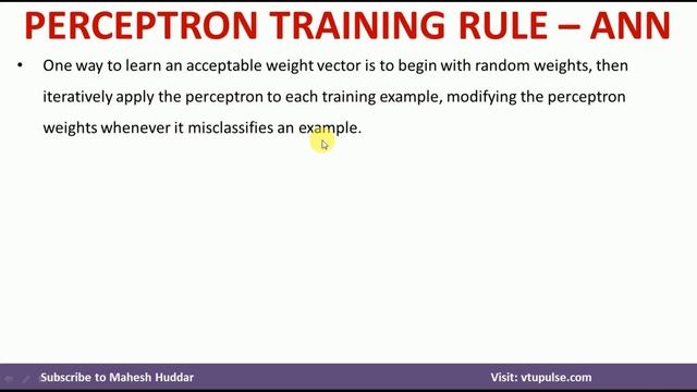 1. Perceptron Training Rule for Linear Classification Artificial Neural Networks Machine Learnin смотреть онлайн
