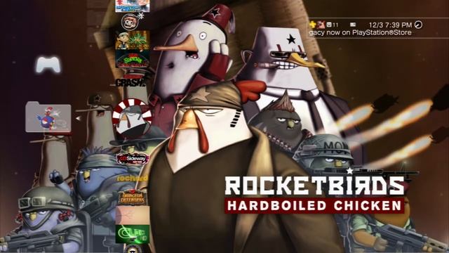 PS3 XMB Splash Screens - Rocketbirds: Hardboiled Chickens смотреть онлайн