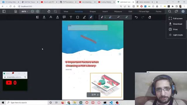 Vue.js 3 PDFTron SDK Example to Build PDF Viewer & Editor to Modify & Signature & Form Fields in JS смотреть онлайн