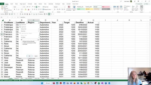 Microsoft Excel Data Manipulation Level 3 - Video 1 Filter смотреть онлайн