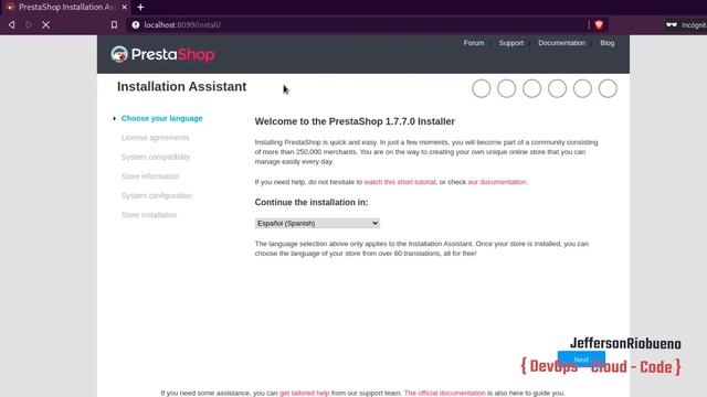 Como instalar Prestashop en Docker смотреть онлайн