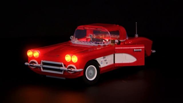 LIGHT MY BRICKS - Chevrolet Corvette 1961 10321 Light Kit Video Demonstration смотреть онлайн