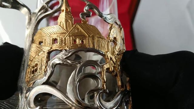 Подстаканник со стаканом Русская Тройка z191 смотреть онлайн