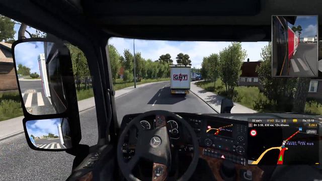 EuroTracksSimulator 2 c Game Over Chennel Сборка карт ProMods RusMap смотреть онлайн