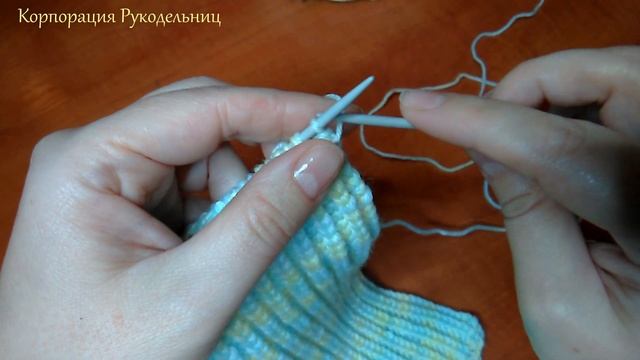 Английская резинка быстро и просто : мастер-класс на примере детского шарфика смотреть онлайн