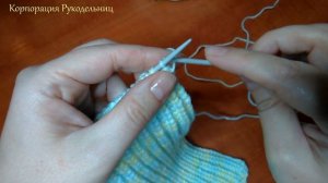 Английская резинка быстро и просто : мастер-класс на примере детского шарфика