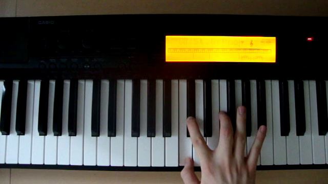 C#maj7 - Piano Chords - How To Play смотреть онлайн