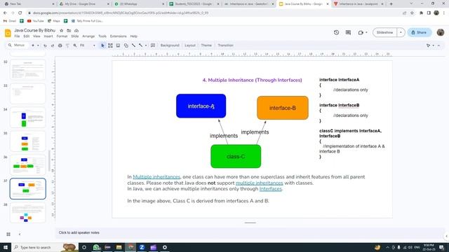 Learn Java OOPs : Part-4 (Inheritance Types, Concepts, and Simple Examples ) смотреть онлайн