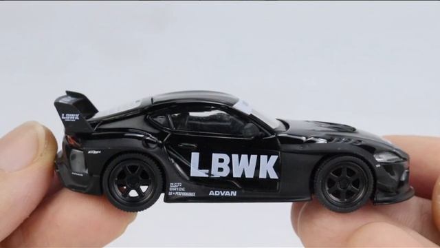 MINI GT 1:64 LB★WORKS Toyota GR Supra Glossy Black ＋ Matt Black CLDC Exclusive Edition MGT00236 смотреть онлайн