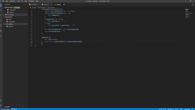 Калькулятор на JavaScript смотреть онлайн