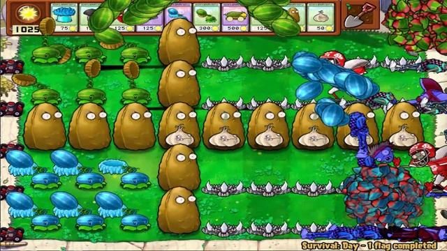 Winter Melon vs Melon Pult Kill All Zombies - Plants vs Zombies Hack смотреть онлайн