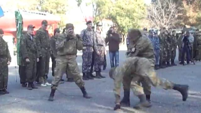 Айкитэдо - показательные выступления на 411-й батарее смотреть онлайн