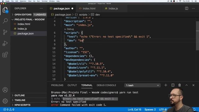 7 - Configurando o Babel смотреть онлайн