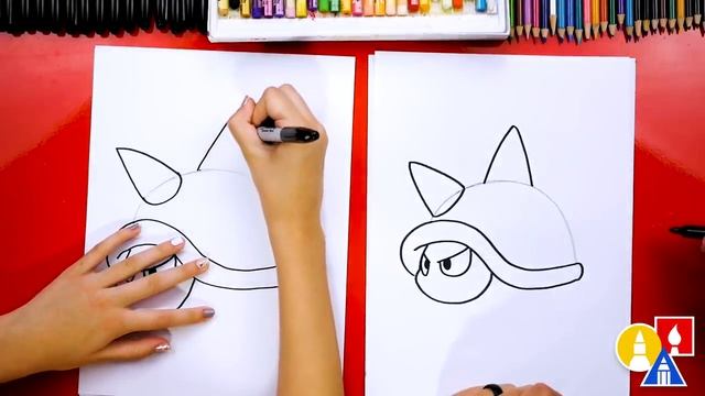 How To Draw Spiny From Mario смотреть онлайн