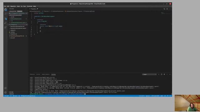 Developing Package Repository Manager with kubernetes, some mysql and C# смотреть онлайн