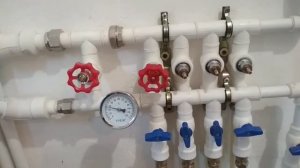 коллектор для теплого пола своими руками